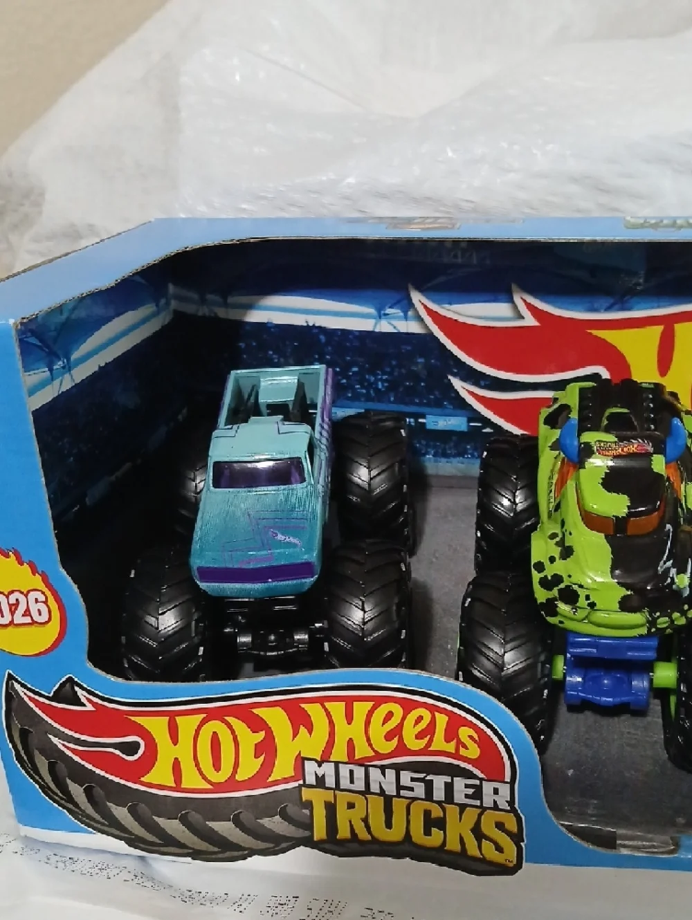 Hot Wheels Monster Trucks Half Hazards Set - Multicolor